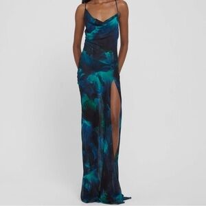 Rat & Boa Rafinha Teal Maxi Dress size xlarge
